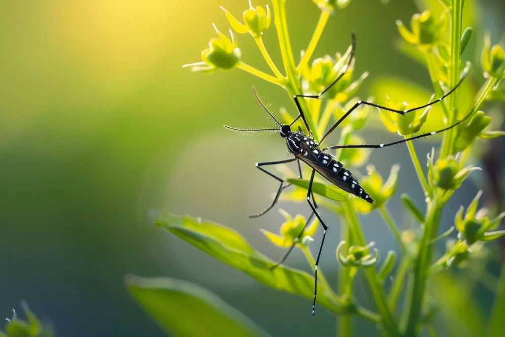 Aedes aegypti nas plantas